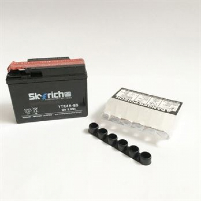 Аккумулятор Skyrich (электролит) YTR4A-BS 12V 2.3Ah (таблетка широкая)