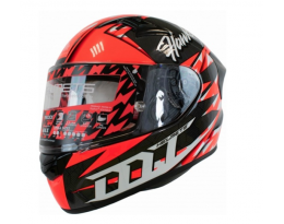 Мотошлем MT KRE Snake Carbon Hawkers Red/Black/White