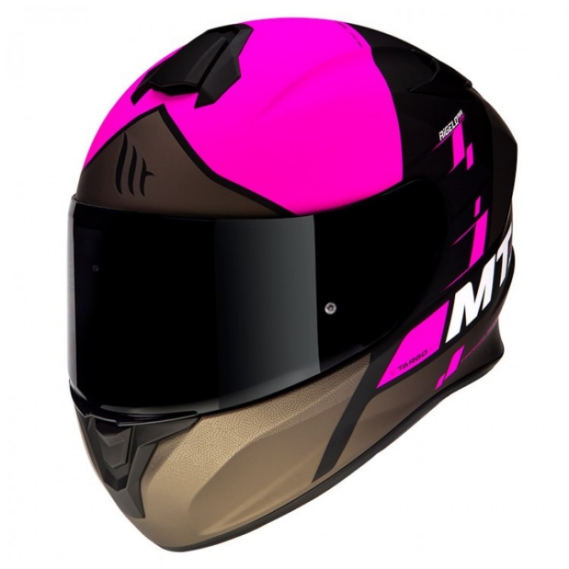 Мотошлем MT Targo Rigel Pink/Black/Brown