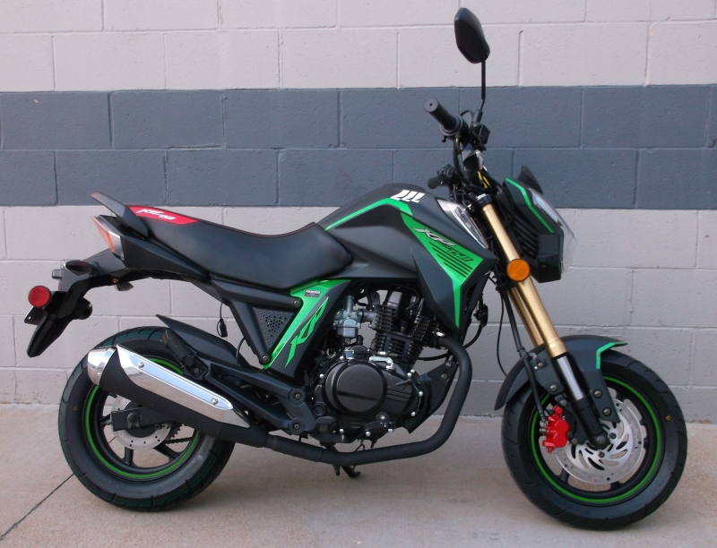 Мотоцикл LIFAN KP MINI (LF150-5U) зеленый