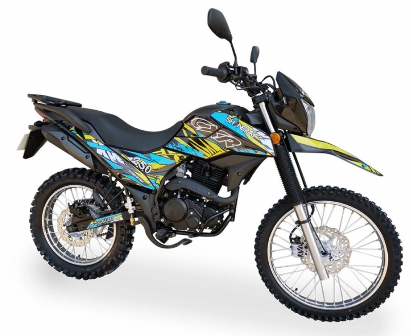 Мотоцикл Shineray XY250GY-6C Light Желто-синий