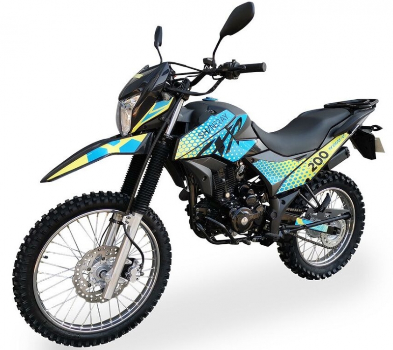 Мотоцикл SHINERAY XY200GY-6C сине-желтый